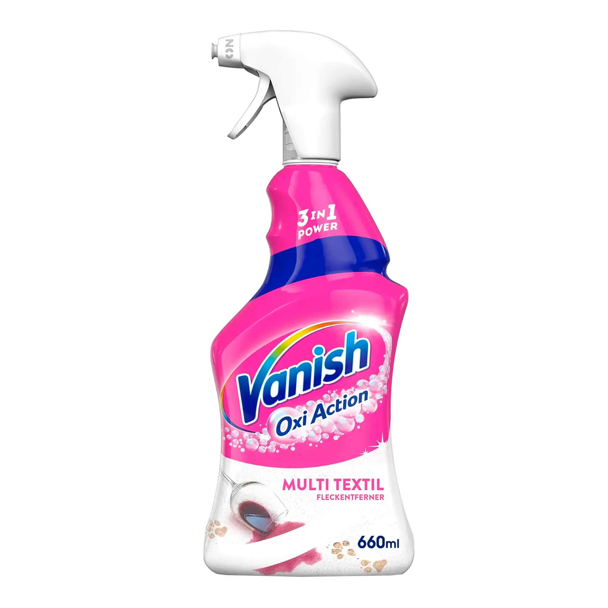 Vanish Oxi Action Multi Textile Stain Remover Spray - butelka z rozpylaczem 660 ml